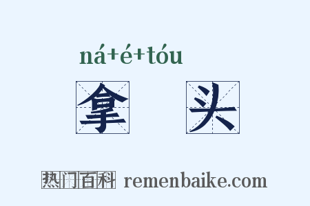 拿囮头是什么意思的图片